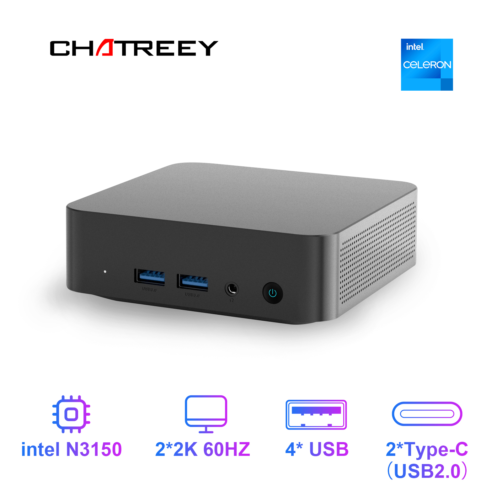 Ddr3 8Gb - Mini PC Chatreey T9 N3150, DDR3,