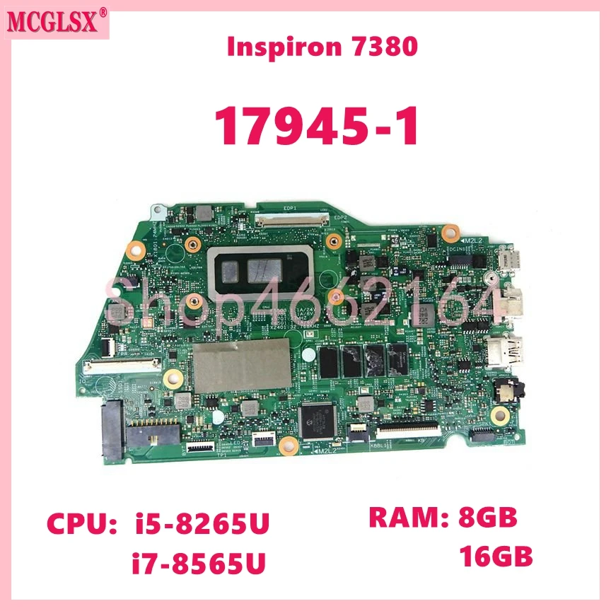 Ddr4 16Gb - 17945-1 con CPU I5-8265U I7-8565U, 8GB/16GB