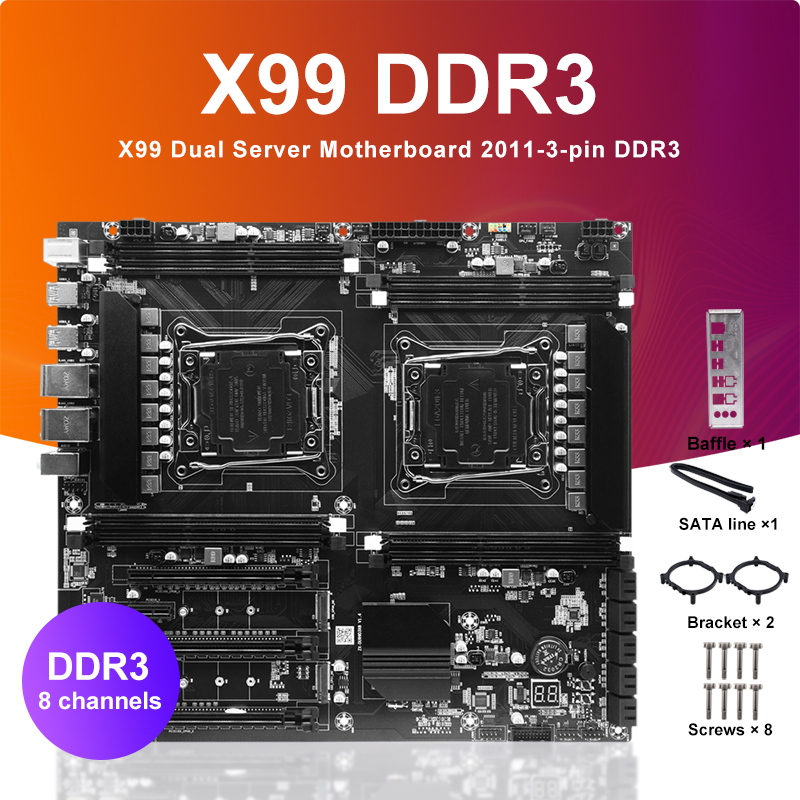 Ecc Ram Server - Placa base de Cpu de doble