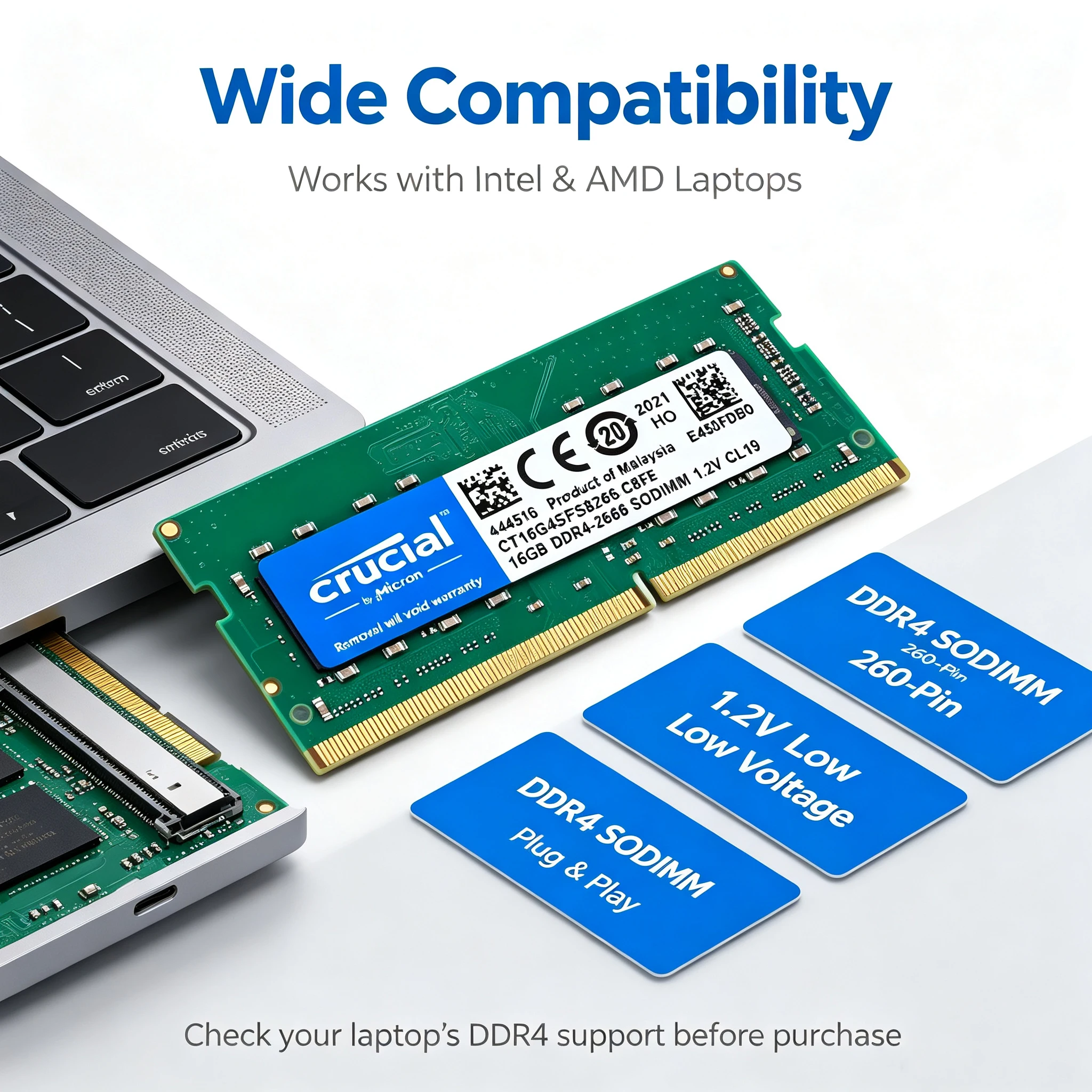 Memoria RAM Crucial DDR4 para  - Sodimm Ddr4 reseña y precio