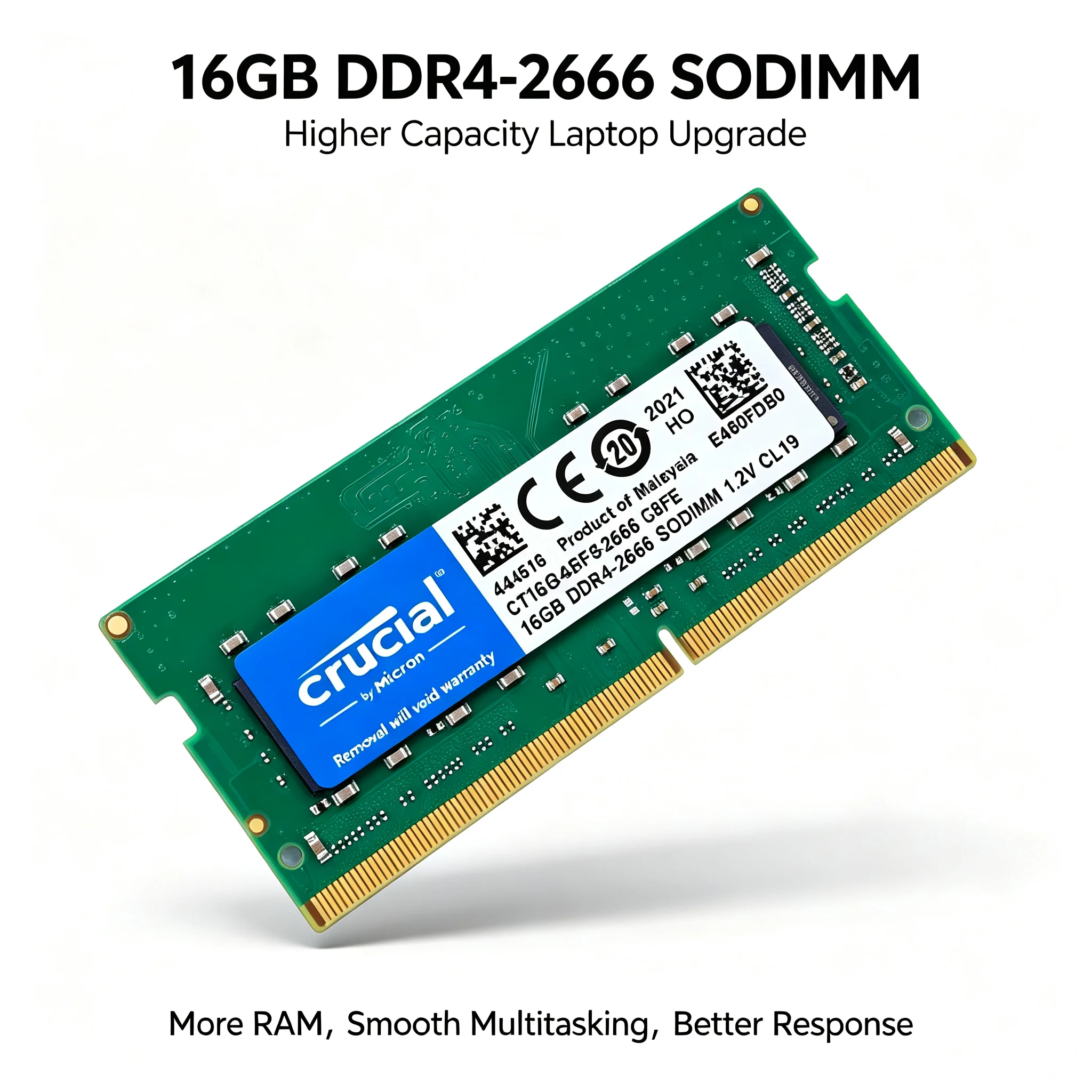 Crucial, 1 o 2 unidades, memor - Sodimm Ddr4 reseña y precio