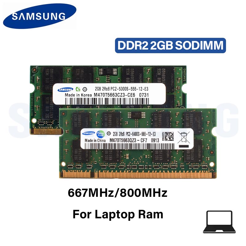 SAMSUNG DDR2 2GB PC2 5300S 640 - Ddr2 Ram reseña y precio