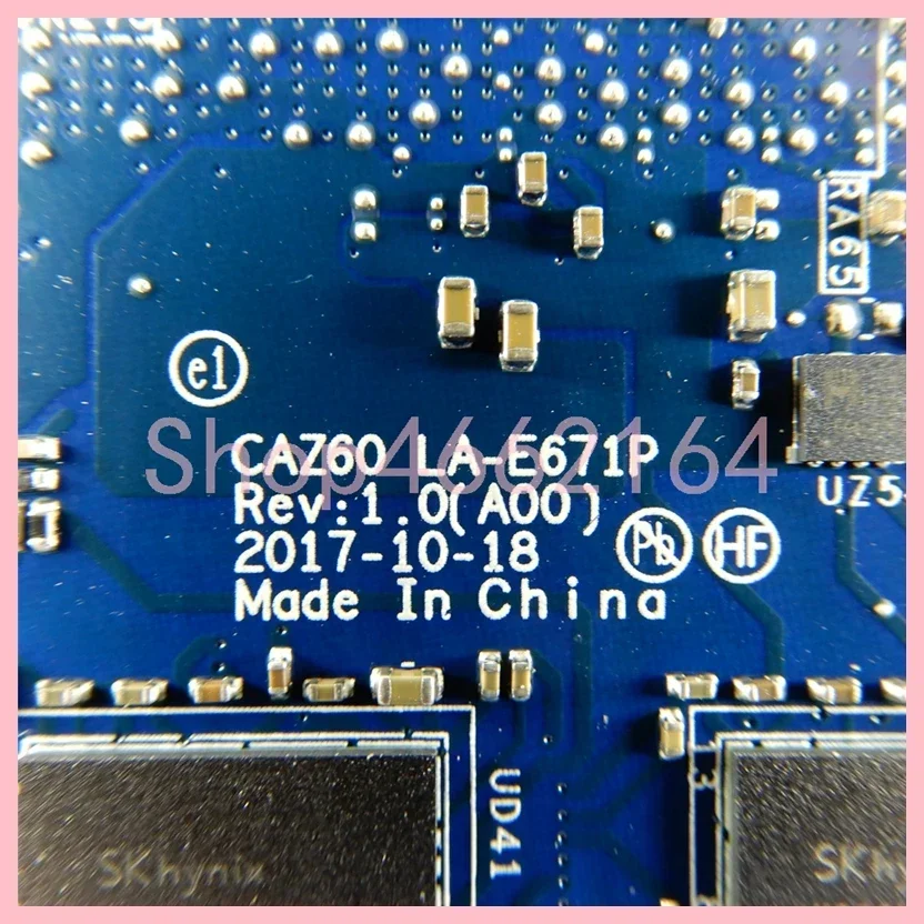 LA-E671P con i5-8250U i7-8550U - Ddr4 8Gb reseña y precio