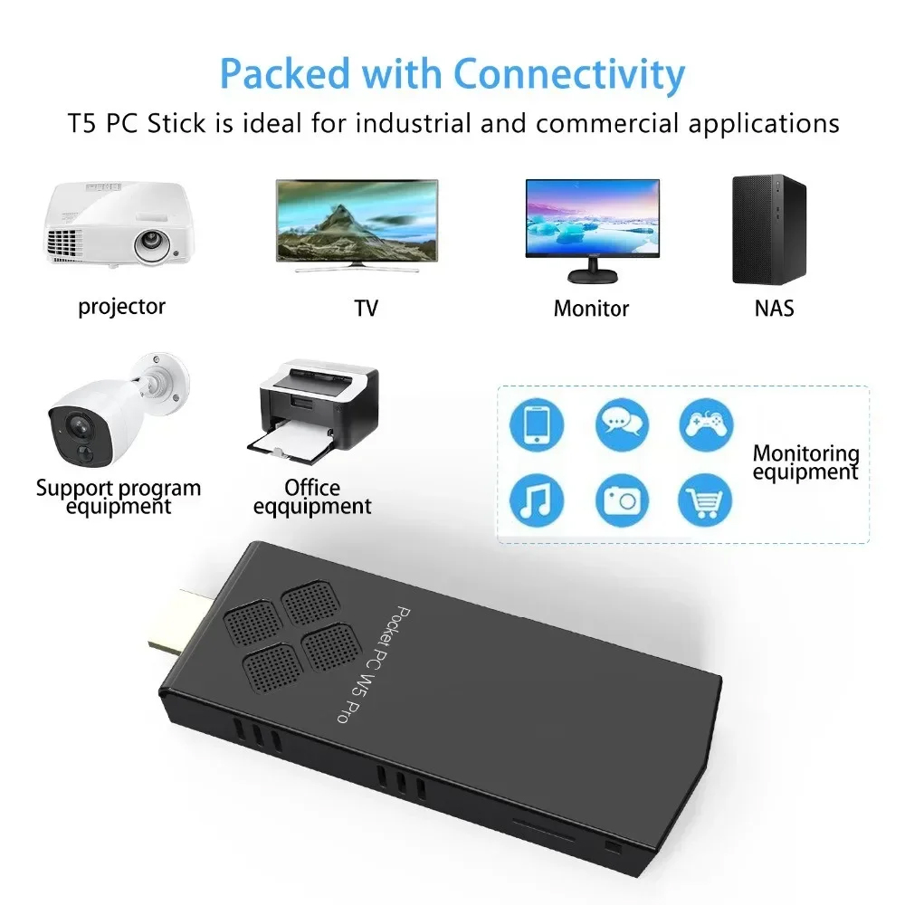 Mini PC T5/W5 PRO con Windows  - Ram Memory Module reseña y precio