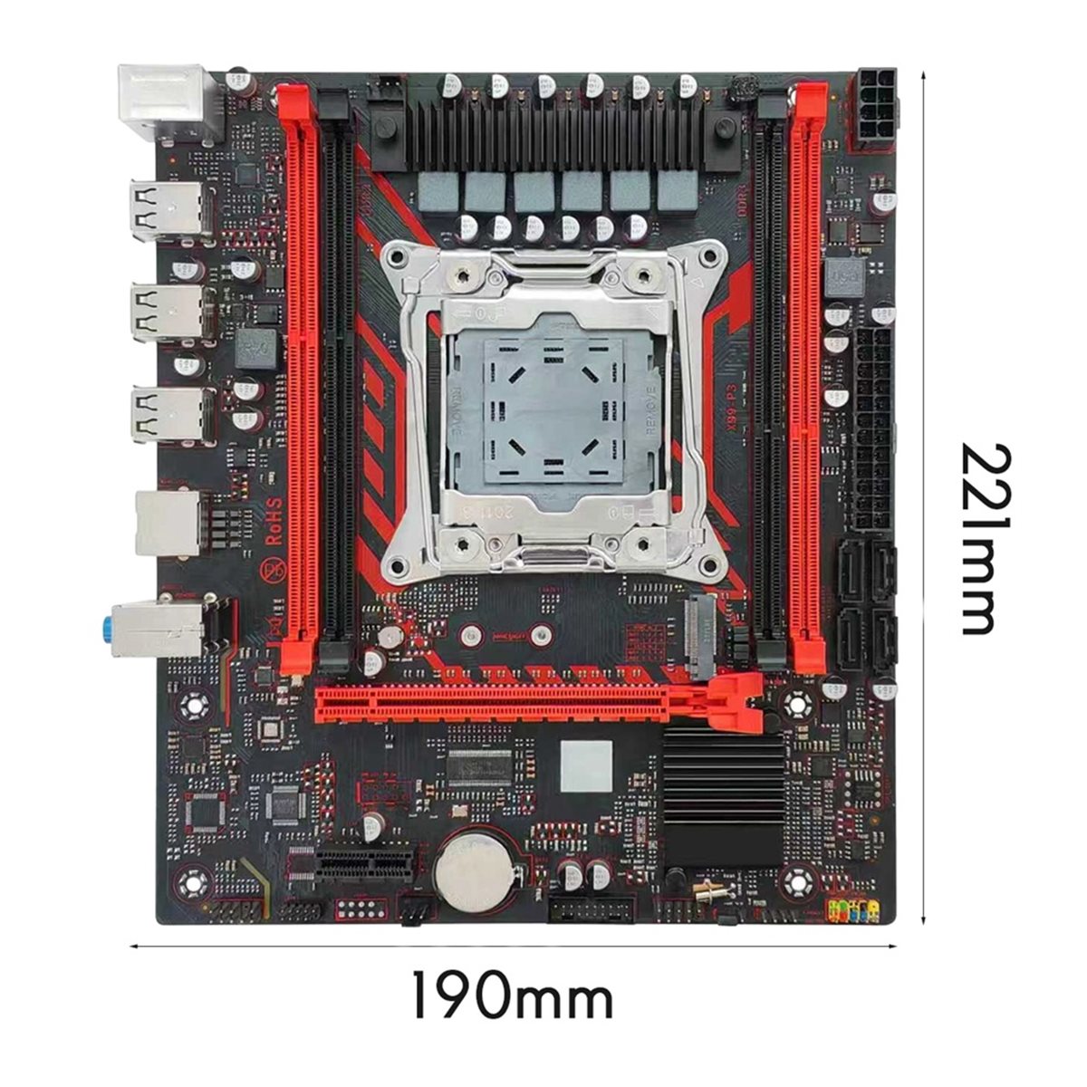 (A01R) Placa base X99 P3 LGA20 - Ddr3 Ram reseña y precio