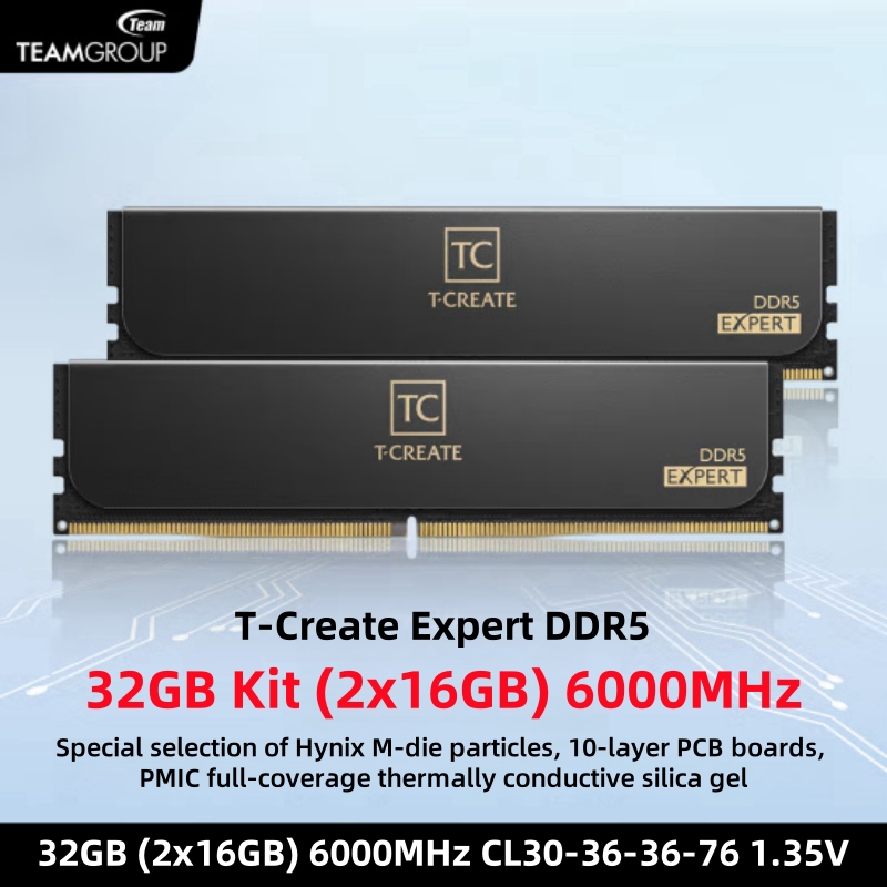 TEAMGROUP T-Create Expert CL30 - Ram Memory Module reseña y precio